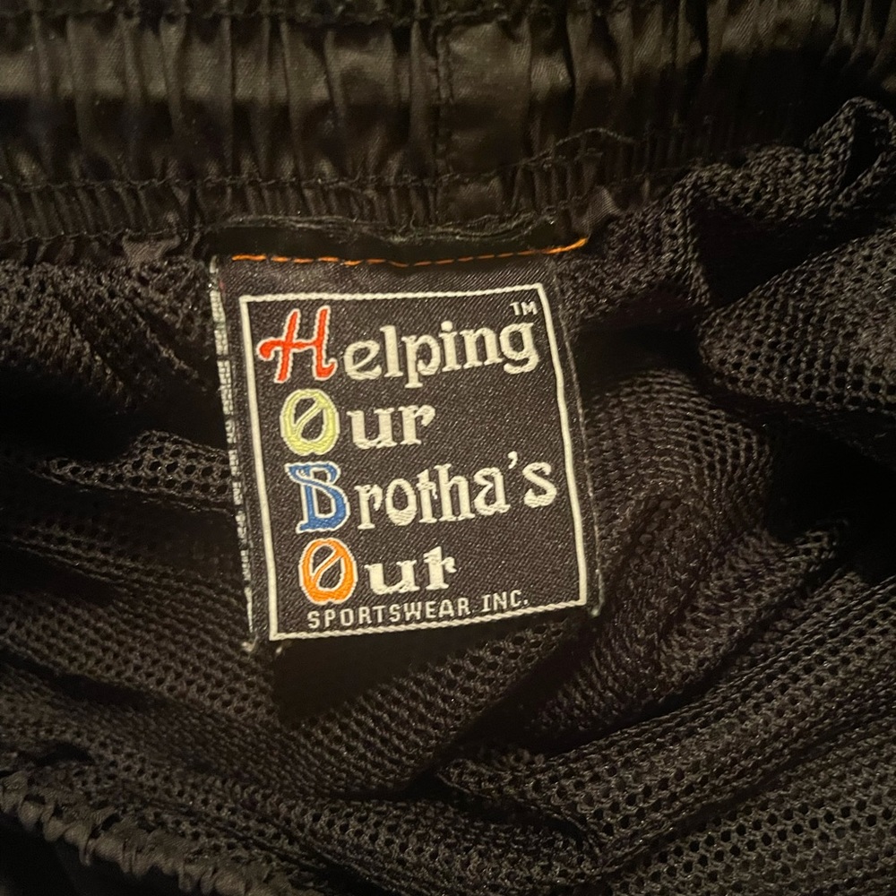 Hobo sweatpants xxl black with orange logo